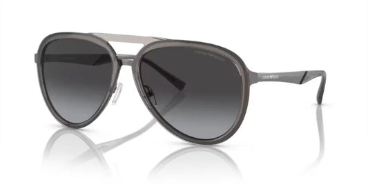 EMPORIO ARMANI 0EA2145- Shiny transparent smoke