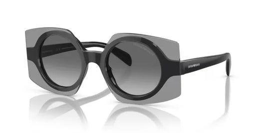 EMPORIO ARMANI 0EA4207- Black & top transparent grey