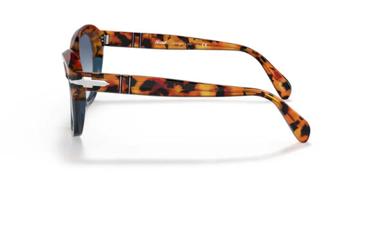 PERSOL 0PO0582S - Brown tortoise - opal blue